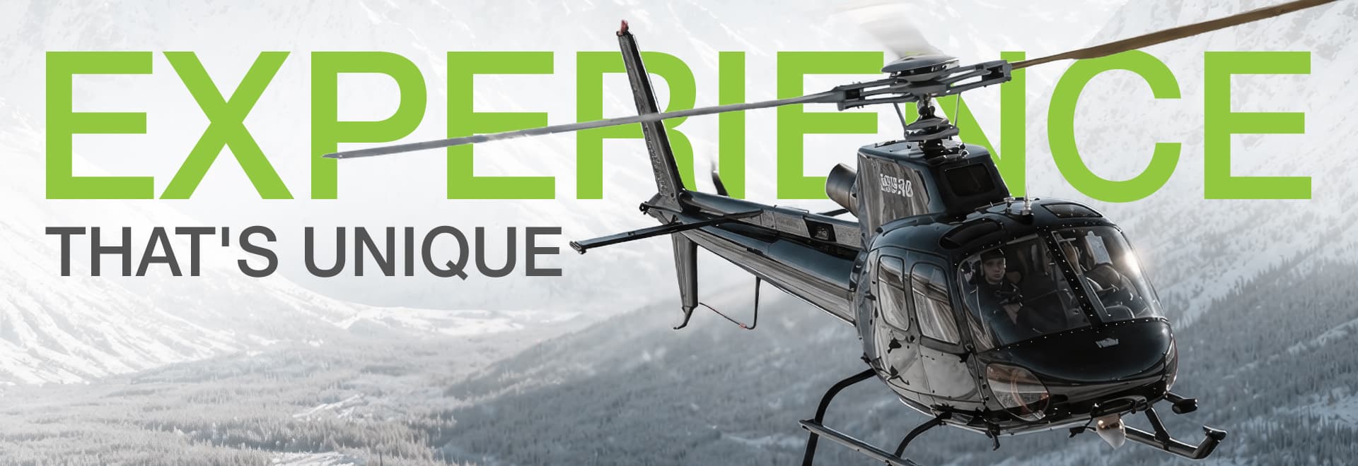 Jetrique Experience Helicopter Banner